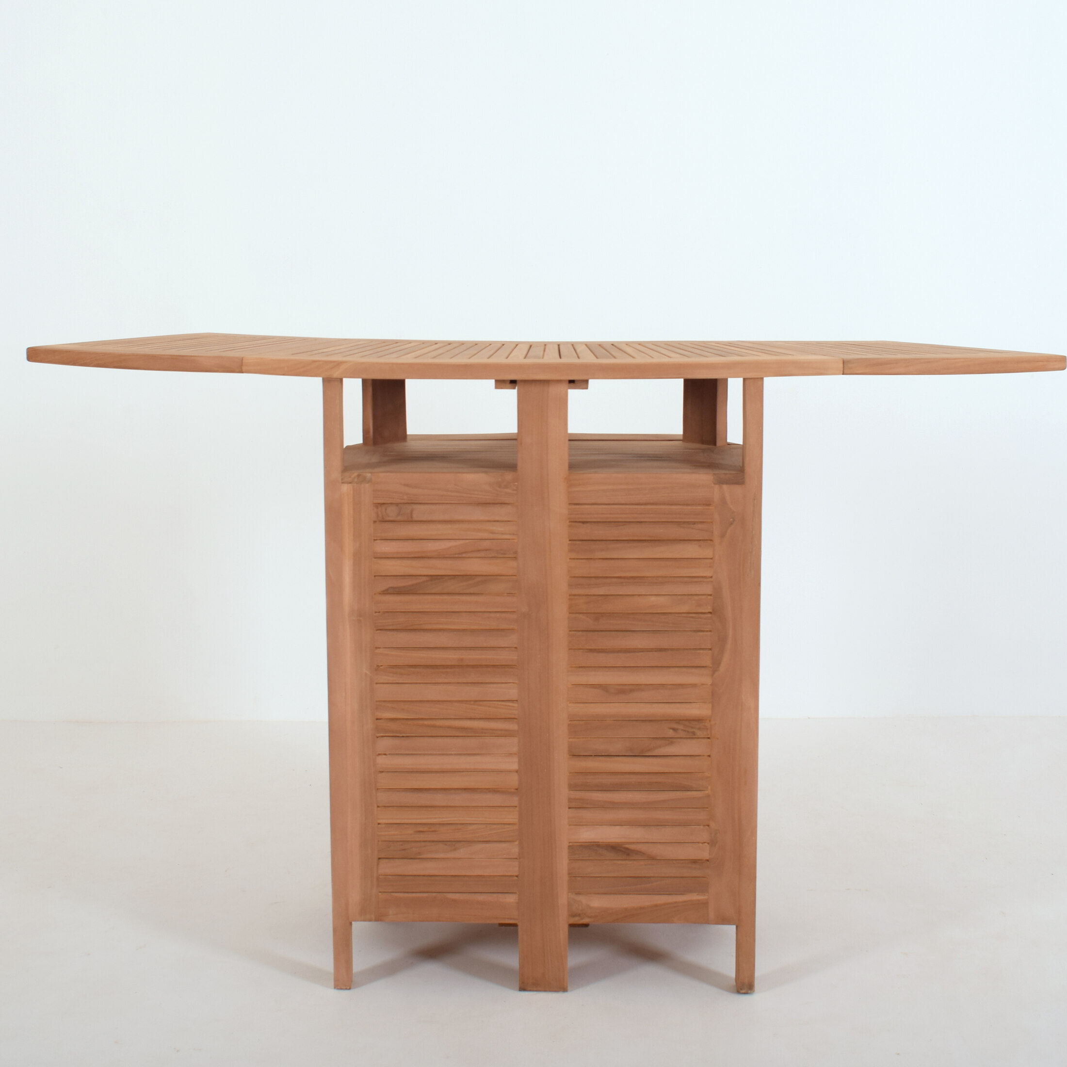 ROUND EXTENDING BAR TABLE